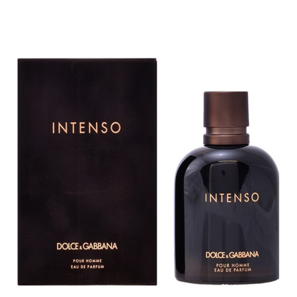 Flacone di Dolce & Gabbana Intenso Pour Homme EDP 125ML in confezione