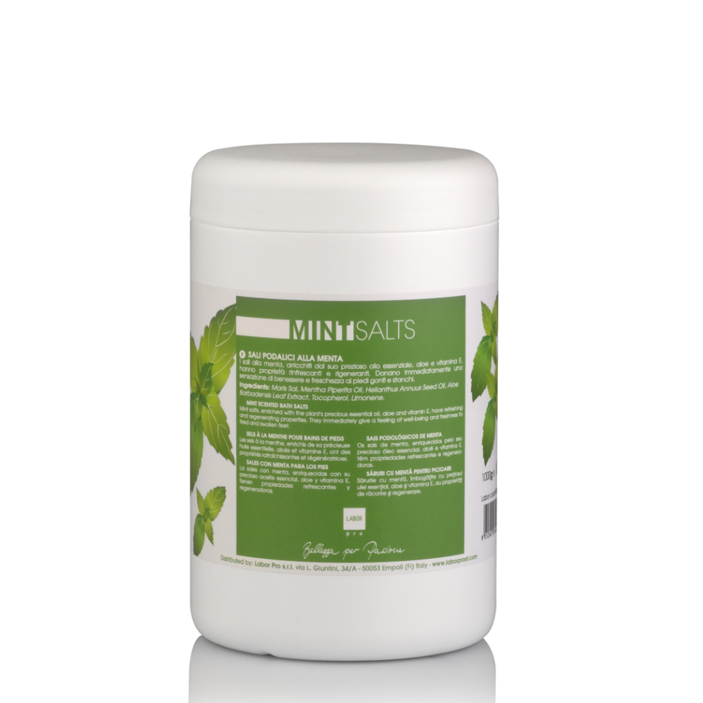 labor pro labor sali da bagno profumati alla menta 1000gr - foto 1 Labor Sali Da Bagno Profumati Alla Menta 1000GR