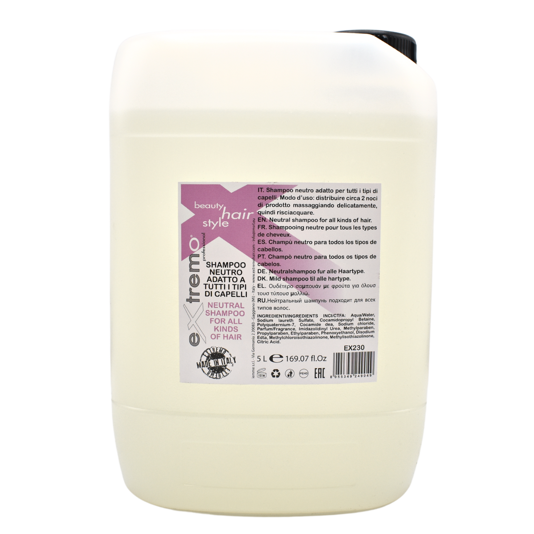 Extremo Shampoo Neutro Tanica 10000ml