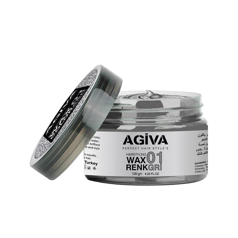 agiva-styling-color-wax-01-grey-120gr Agiva Styling Color Wax 01 Grey 120GR