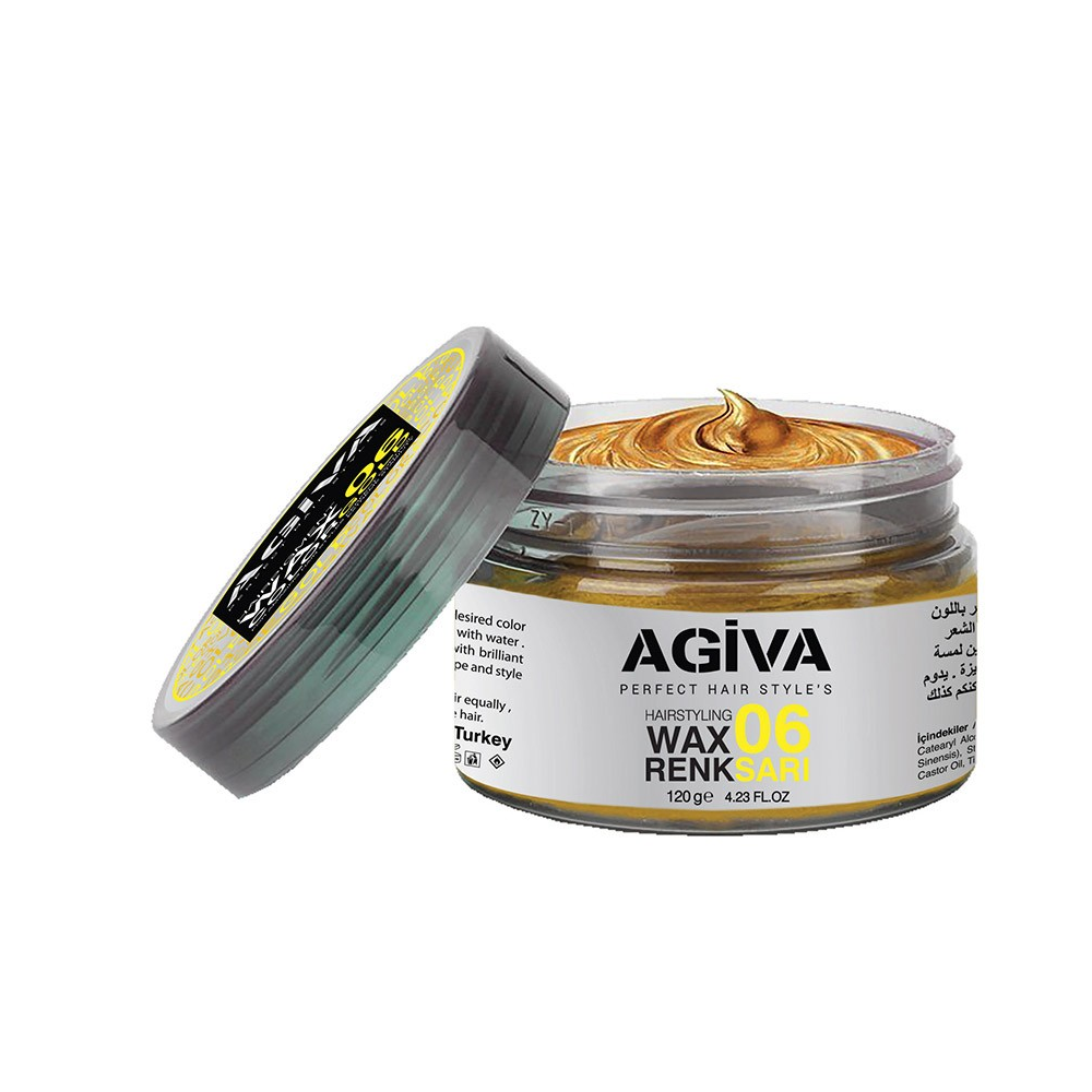 agiva-styling-color-wax-06-yellow-120gr Agiva Styling Color Wax 06 Yellow 120GR