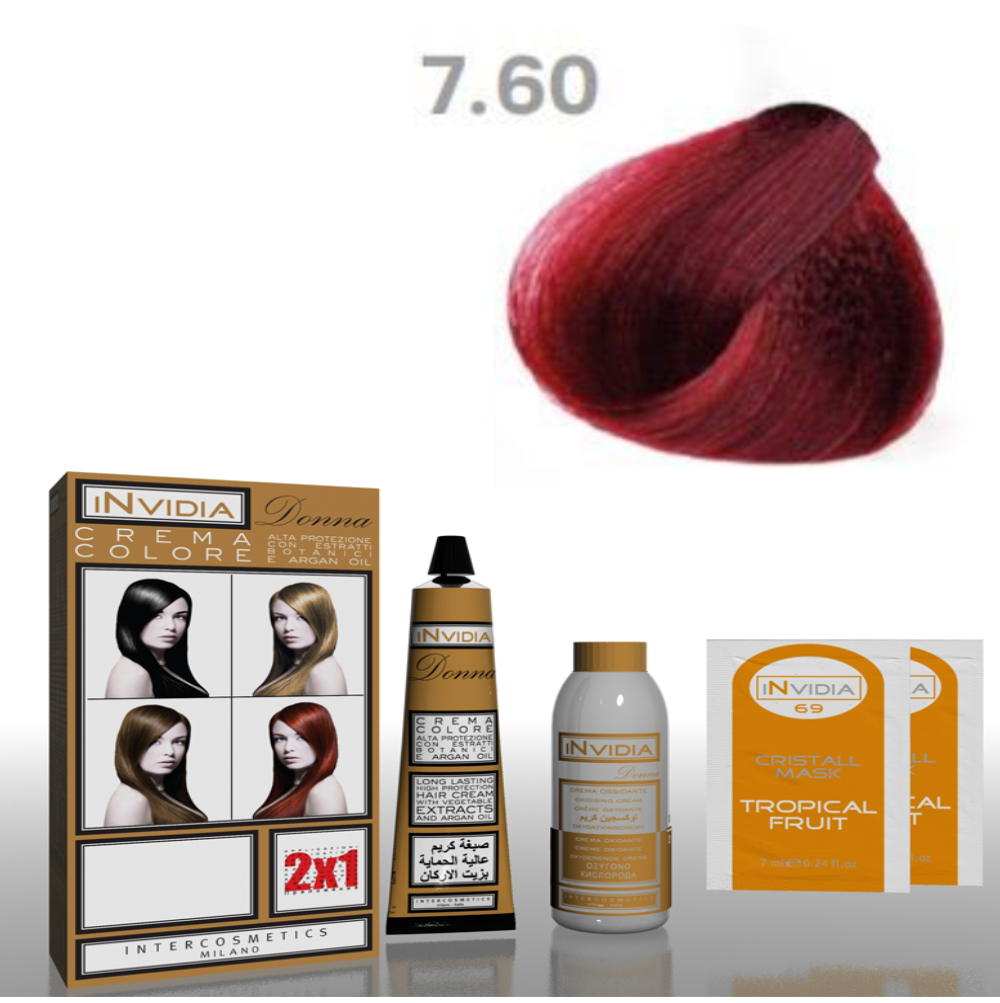 invidia-shampoo-colorante-crema-colore-donna-100ml-7.60-rosso-tiziano Invidia Shampoo Colorante Crema Colore Donna 100ML 7.60 Rosso Tiziano