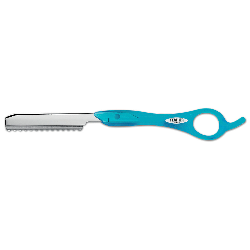 feather-sfilzino-styling-manico-blu Feather Sfilzino Styling Manico Blu