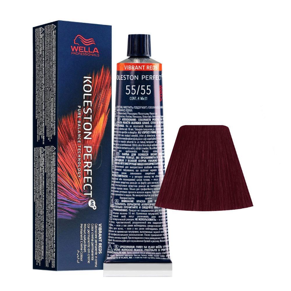 Wella Tinta Koleston Perfect Me 60ML 55/55 Castano Chiaro Intenso Mogano Intenso