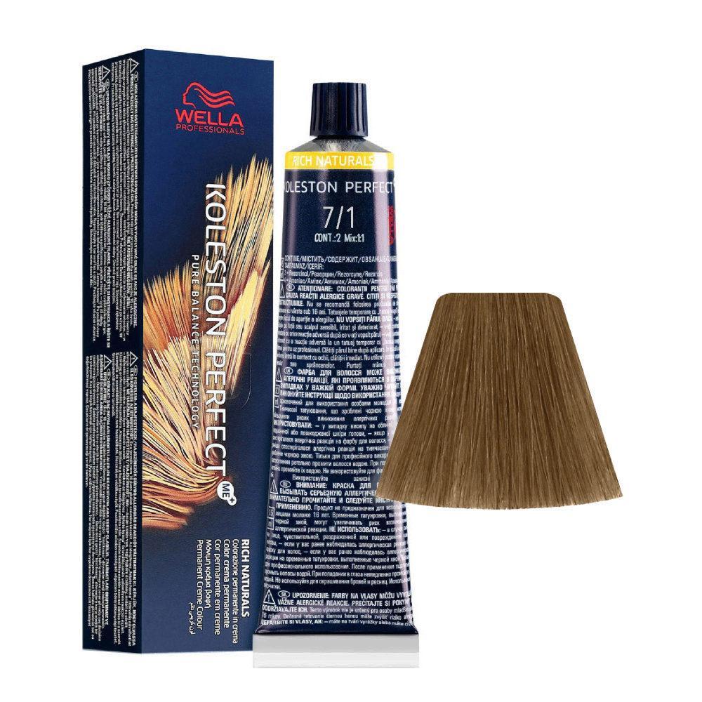 wella-tinta-koleston-perfect-me-60ml-7/1-biondo-medio-cenere Wella Tinta Koleston Perfect Me 60ML 7/1 Biondo Medio Cenere