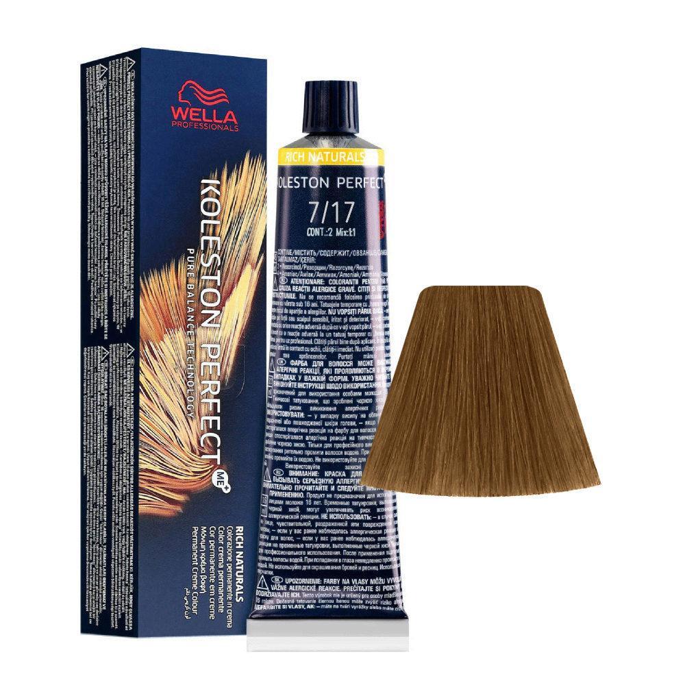 wella-tinta-koleston-perfect-me-60ml-7/17-biondo-medio-cenere-sabbia Wella Tinta Koleston Perfect Me 60ML 7/17 Biondo Medio Cenere Sabbia