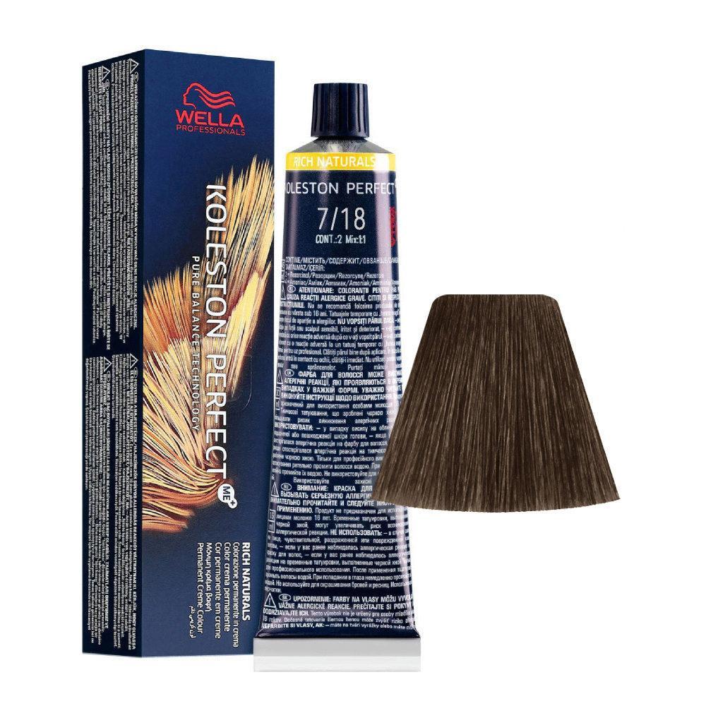 wella-tinta-koleston-perfect-me-60ml-7/18-biondo-medio-cenere-perla Wella Tinta Koleston Perfect Me 60ML 7/18 Biondo Medio Cenere Perla