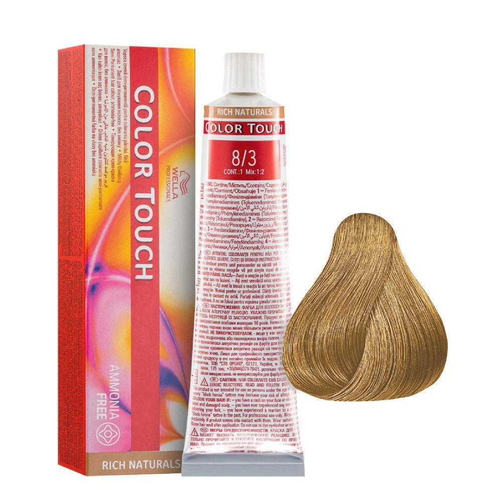 Wella Color Touch Tono Su Tono 60ML 8/3 Biondo Chiaro Dorato