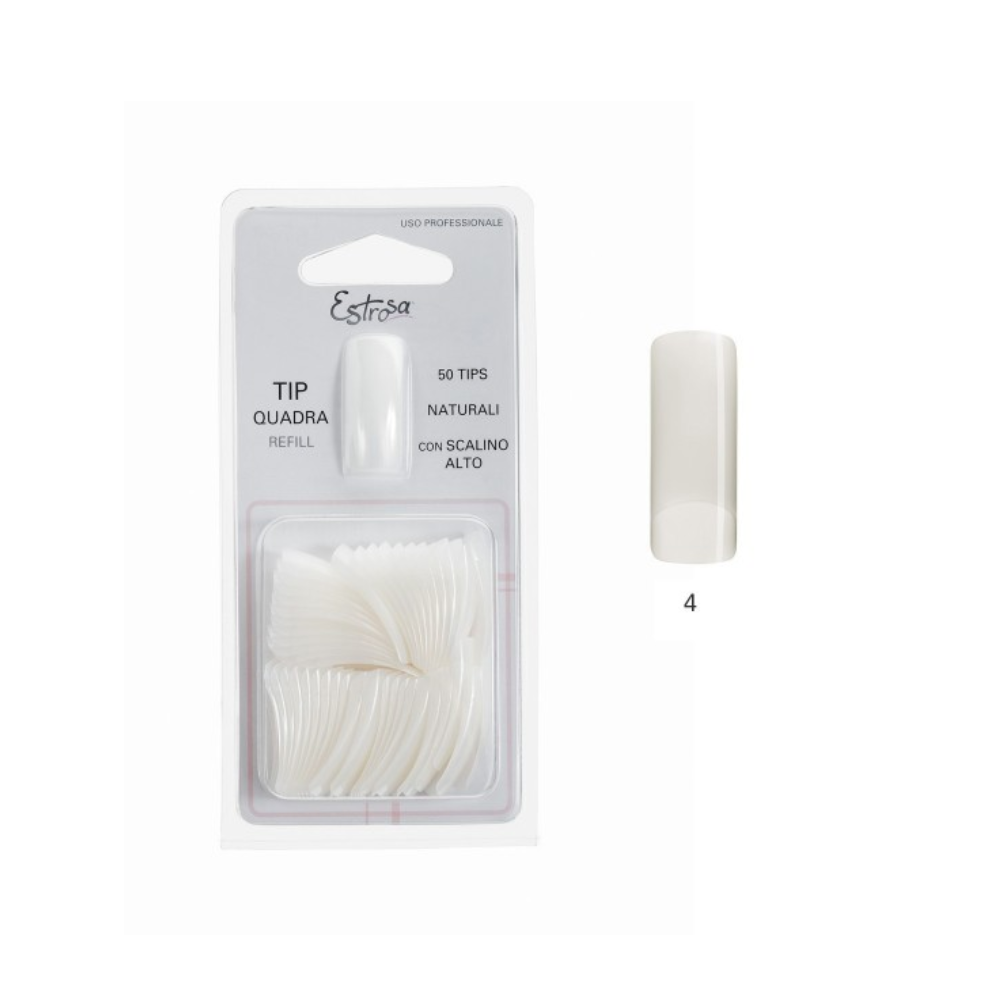 estrosa-tips-refill-quadrata-con-scalino-n.4 Estrosa Tips Refill Quadrata Con Scalino n.4