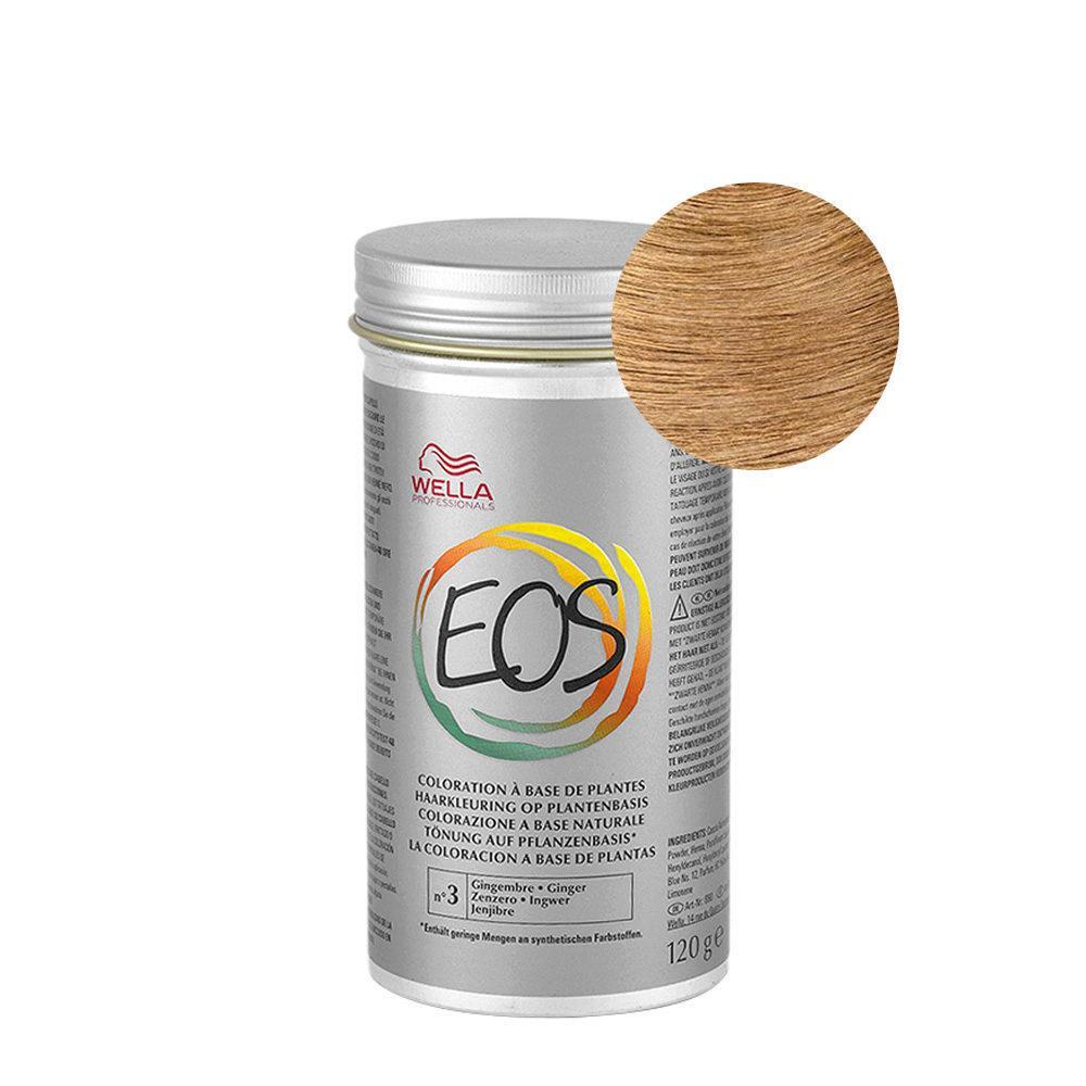 Wella Eos Colorazione A Base Naturale 120GR 3/0 Zenzero