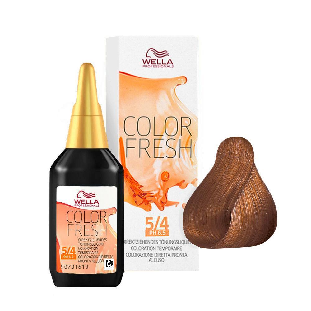 Wella Color Fresh Tono Su Tono Diretto 75ML 5/4 Castano Chiaro Ramato