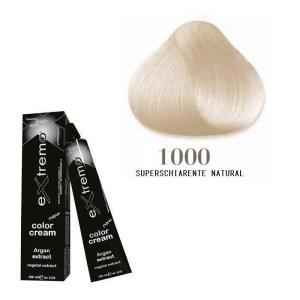 Tinta color cream argan oil 100ml 1000 superschiarente naturale