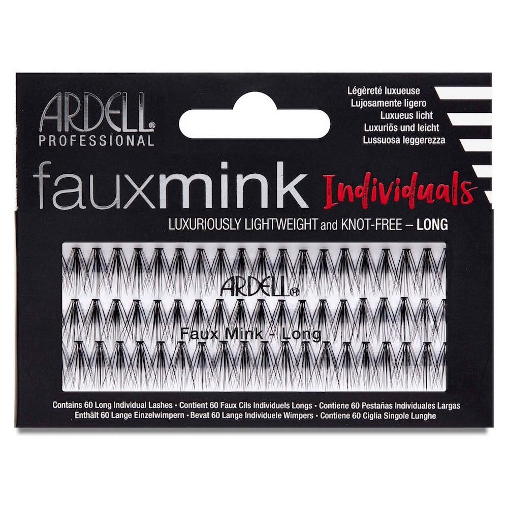 Confezione Ardell Faux Mink Ciglia Finte Individual Long Black con blister