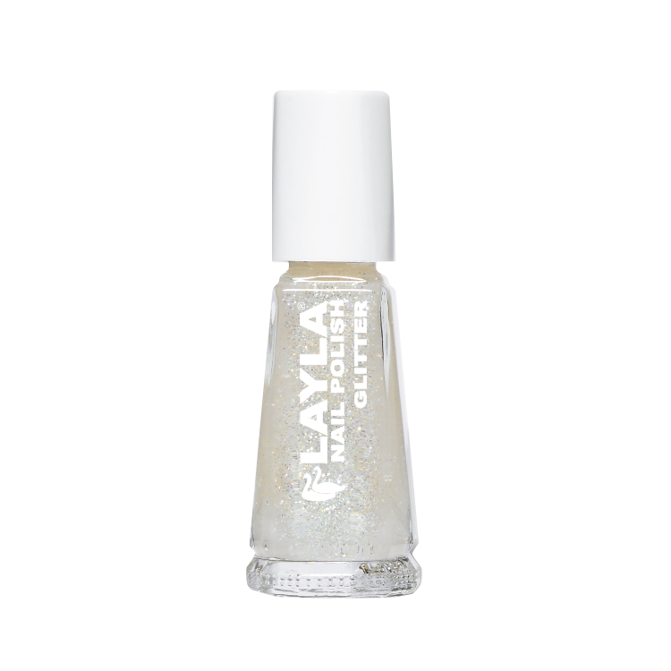 layla-smalto-glitter-bianco-10ml Layla Smalto Glitter Bianco 10ML