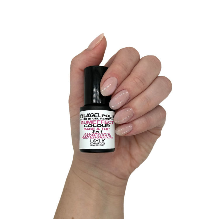 layla-gum-effect-gel-polish-3in1-n.1-milky-pink-10ml Layla Gum Effect Gel Polish 3IN1 N.1 Milky Pink 10ML