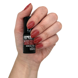 Semipermanente one step gel nail polish n.11 red comet 5ml