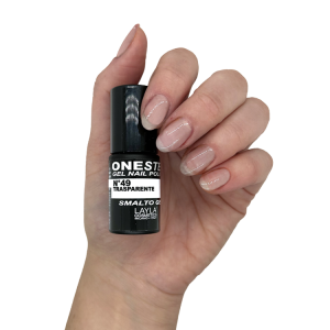 Semipermanente one step gel nail polish n.49 trasparent 5ml