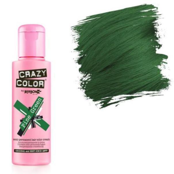 Crazy Color Crema Colorante Semipermanente 100ML E679 46 Pine Green