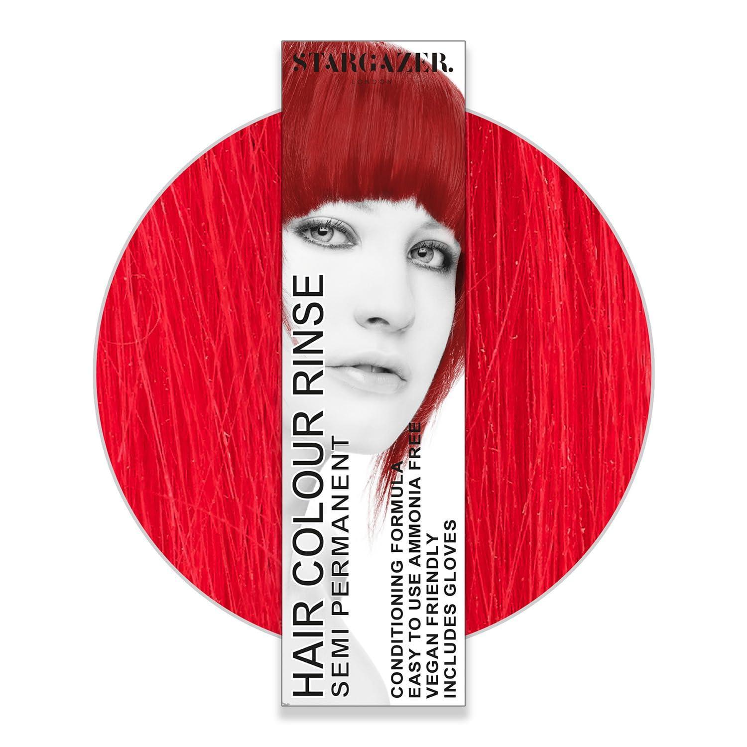 Stragazer Hair Colour Rinse Colorazione Diretta 70ML Rouge