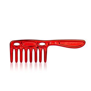 Labor pettine antistatico cromato rosso