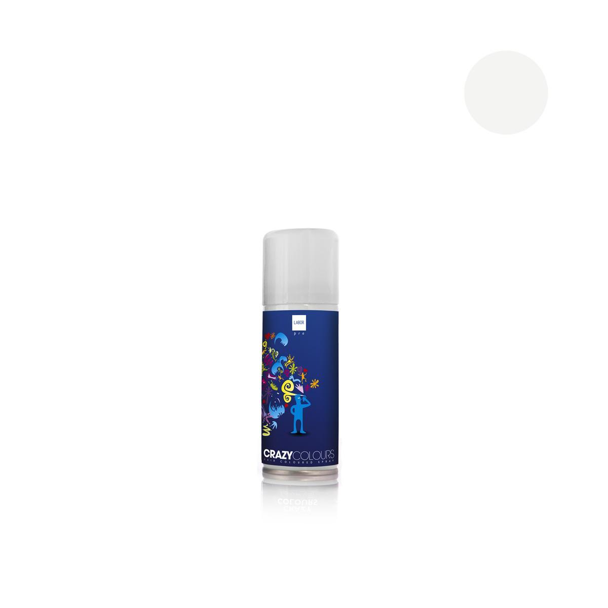 Labor Crazy Colours Lacca Spray Colorata 125ML Bianco