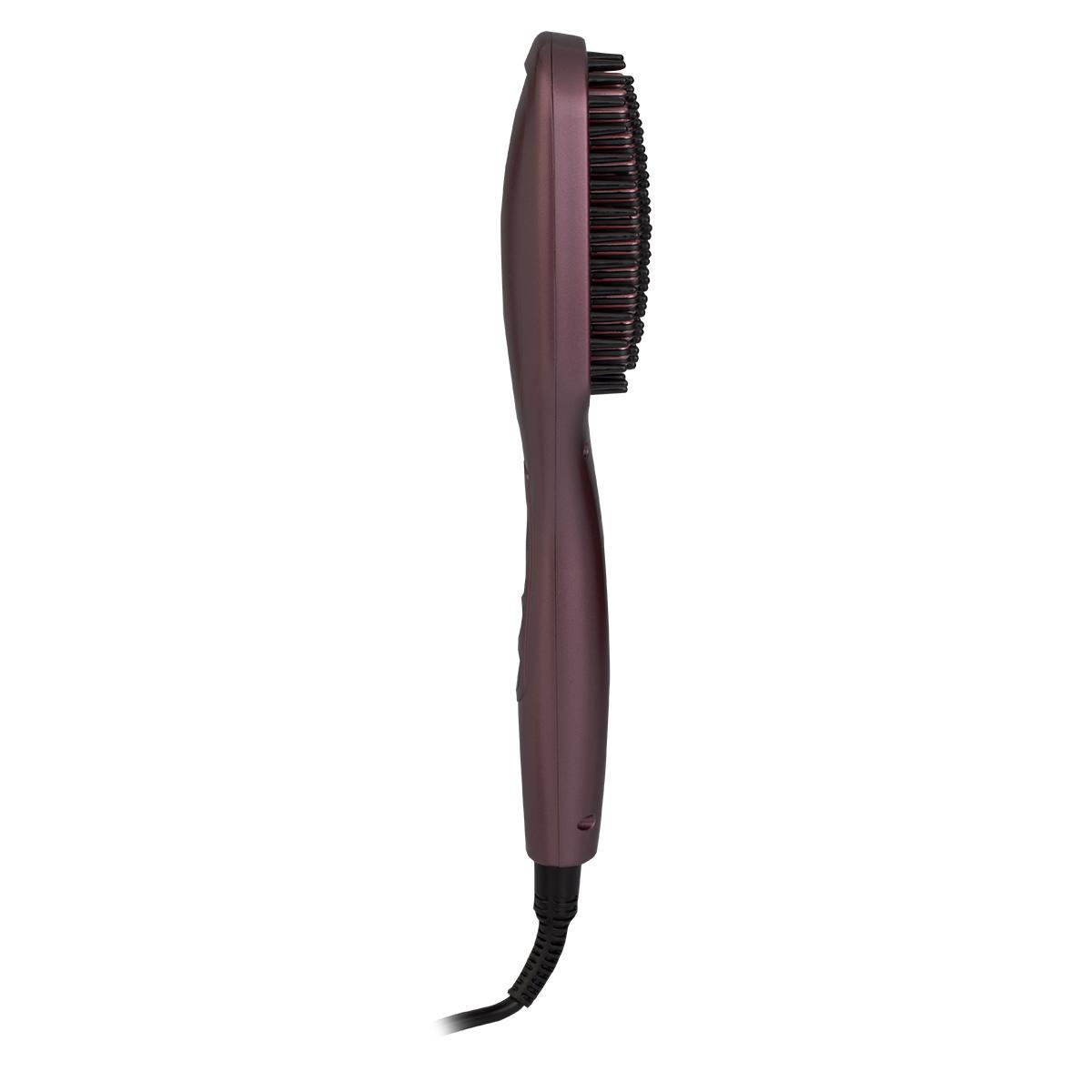 Labor Termospazzola Lisciante Plum Therm, profilo laterale con testina e setole