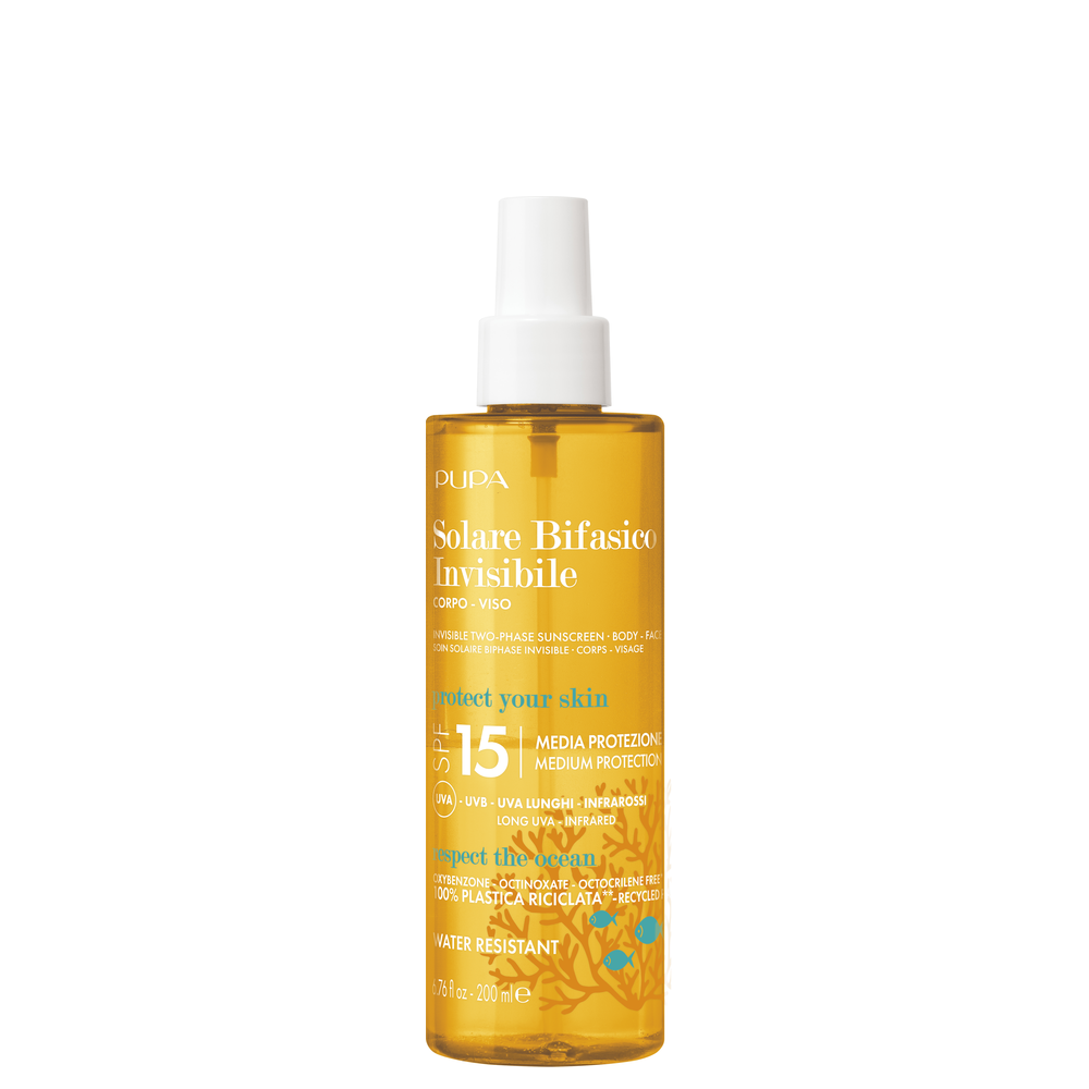pupa-solare-bifasico-invisible-200ml-spf15 Pupa Solare Bifasico Invisible 200ML SPF15