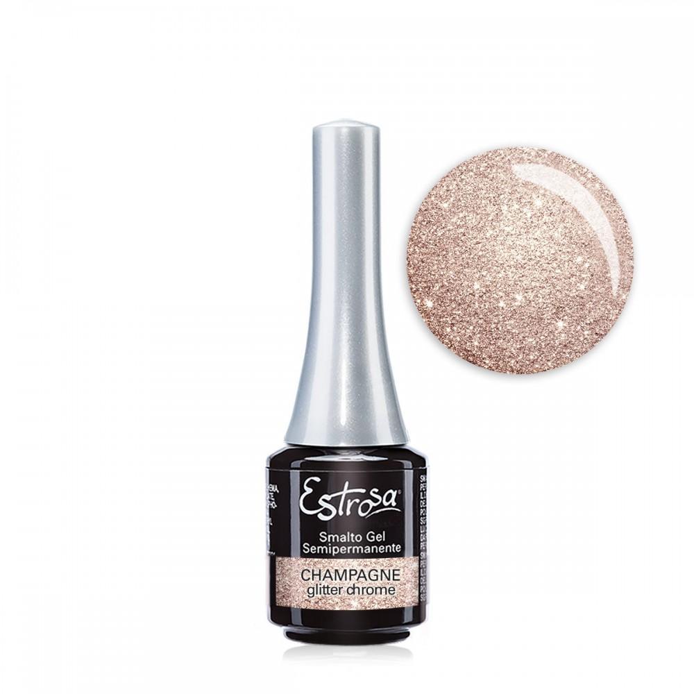 Estrosa Smalto Gel Semipermanente 7ML Champagne Chrome
