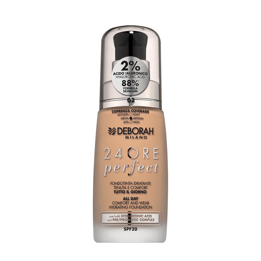 deborah-fondotinta-24-ore-perfect-con-acido-ialuronico-n.-2-true-beige Deborah Fondotinta 24 Ore Perfect Con Acido Ialuronico N. 2 True Beige