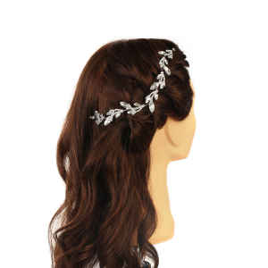 Labor decorazione per capelli con foglie di strass