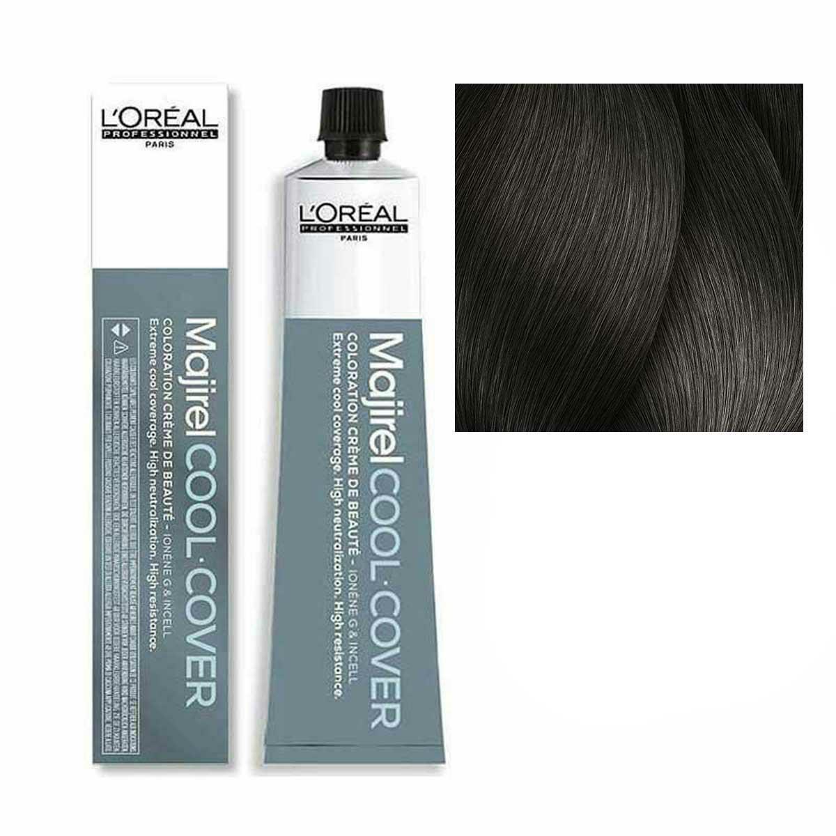 Lu00b4Oru00e8al Tinta Majirel Cool Cover 50ML 6.1 Biondo Scuro Cenere