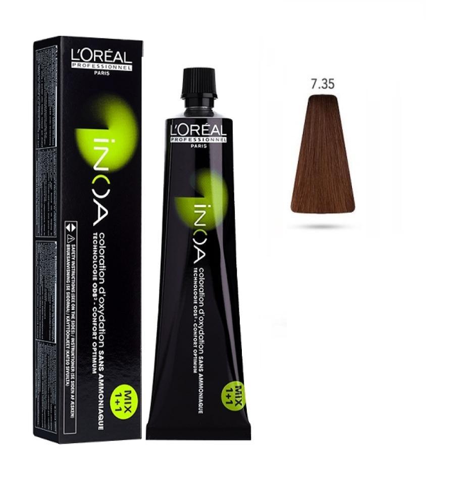 l'oru00e9al-tinta-inoa-senza-ammoniaca-60ml-7.35-biondo-dorato-mogano L'Oru00e9al Tinta Inoa Senza Ammoniaca 60ML 7.35 Biondo Dorato Mogano