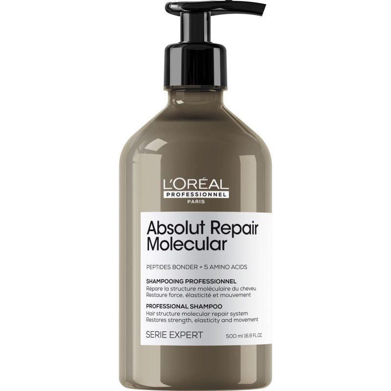 L'Oru00e9al Shampoo Ristrutturante Absolut Repair Molecular Serie Expert 500ML