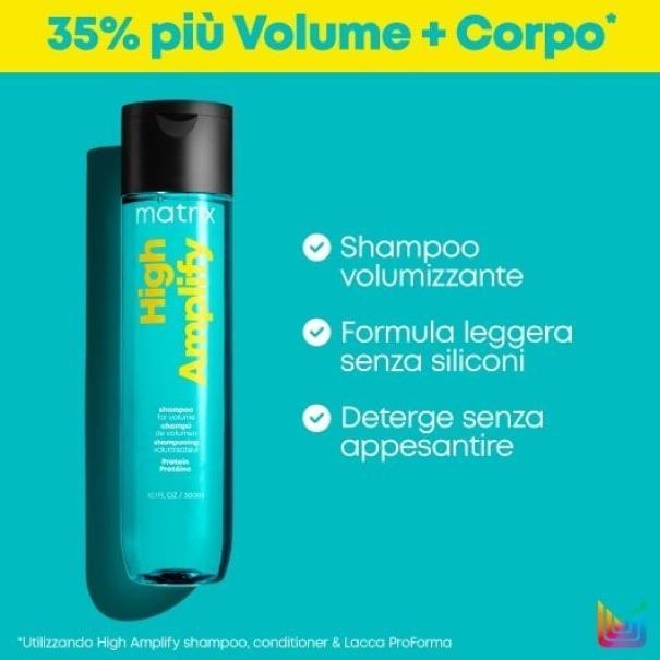 Flacone Matrix Shampoo Volumizzante High Amplify Total Results 300ML