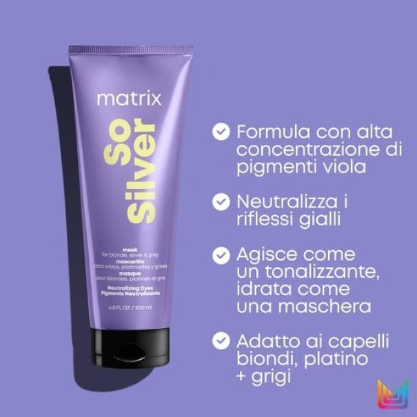 matrix-maschera-antigiallo-so-silver-total-results-200ml Flacone di Maschera Antigiallo So Silver Total Results MATRIX 200ML