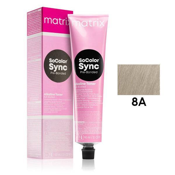 matrix-tinta-pre-bonded-socolor-sync-90ml-8a- Matrix Tinta Pre Bonded Socolor Sync 90ML 8A