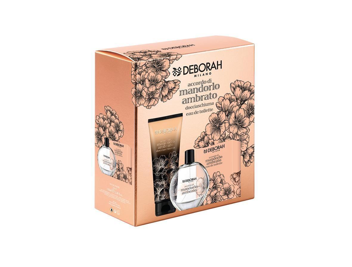 Deborah Eau De Toilette Mandorlo Ambrato 100 ML + Docciaschiuma Mandorlo Ambrato 250 ML