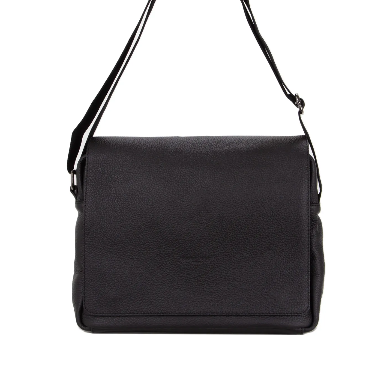 pelletteria veneta pelletteria veneta messenger da uomo in pelle dollaro cosmo d23013 nero - foto 1 Messenger da uomo in pelle nera Pelletteria Veneta modello D23013 con tracolla