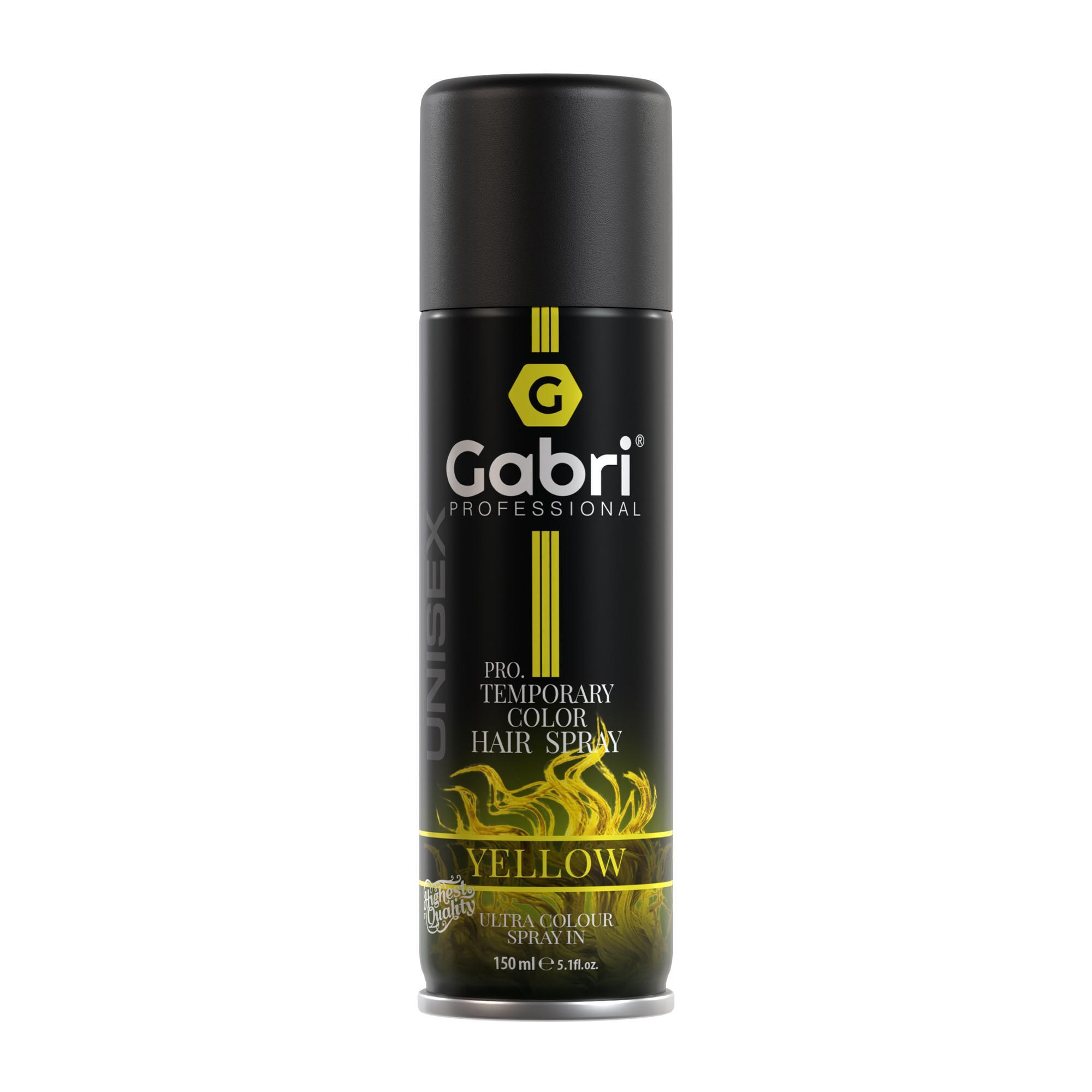 gabri-spray-colorante-pro-temporary-giallo-150ml Gabri Spray Colorante Pro Temporary Giallo 150ml