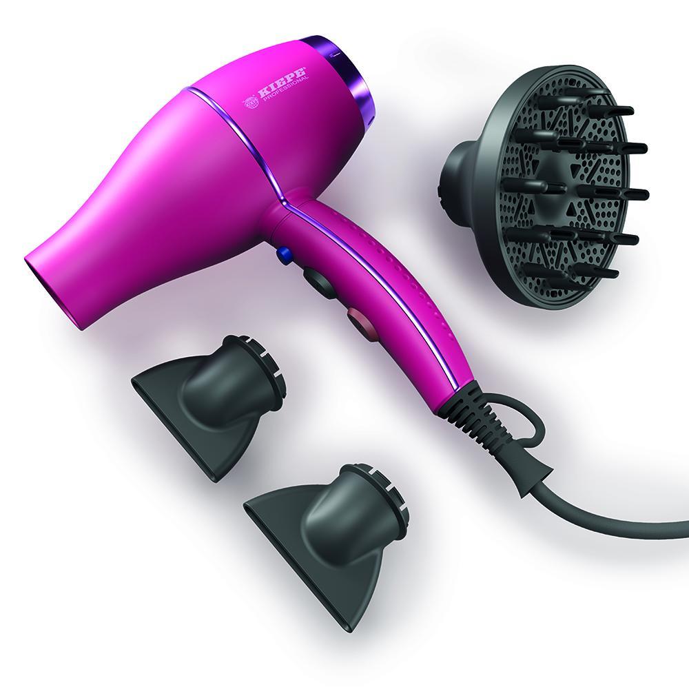 Kiepe Phon Bloom 2000W Fuxia Phon Bloom 2000W Fuxia con diffusore, concentratore e testina massaggio