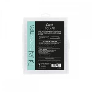 Dual form tips square 12 misure 120pz 7527