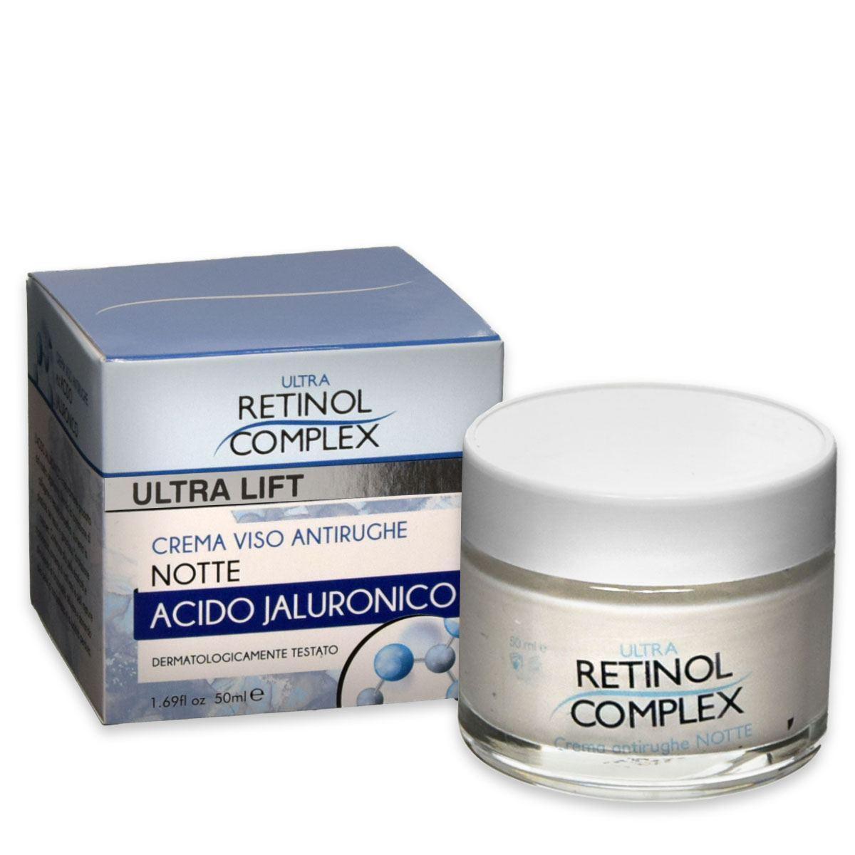 retinol-complex-crema-viso-antirughe-notte-acido-jaluronico-50ml-105 Retinol Complex Crema Viso Antirughe Notte Acido Jaluronico 50ML 105