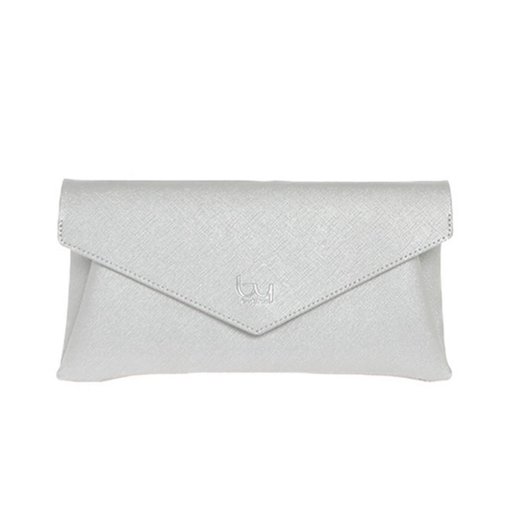 byblos byblos borsa silver bybs38b01 025 - foto 1 Borsa Byblos silver con chiusura a triangolo, vista frontale