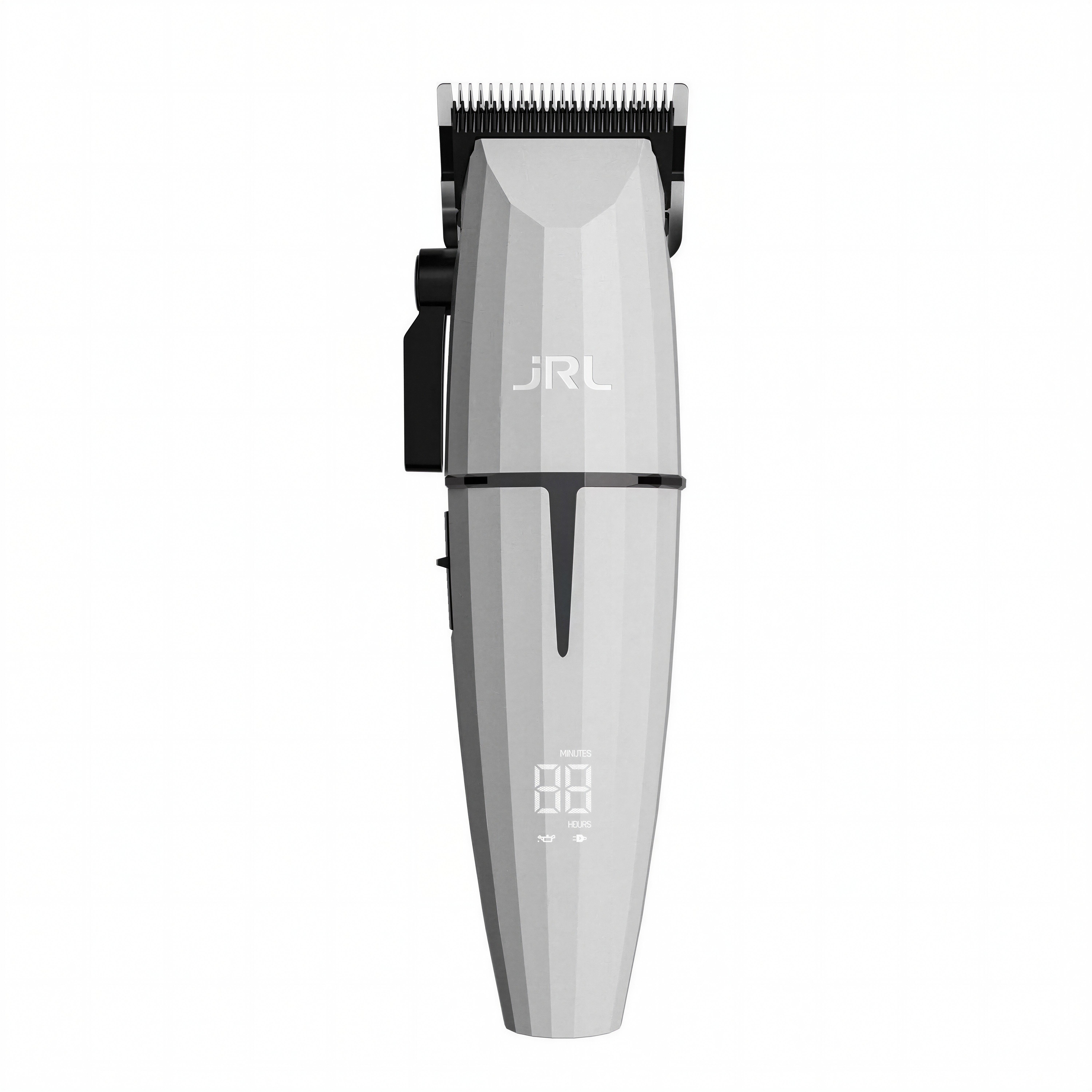 JRL Onyx Ghost tagliacapelli cordless, vista frontale con display LED
