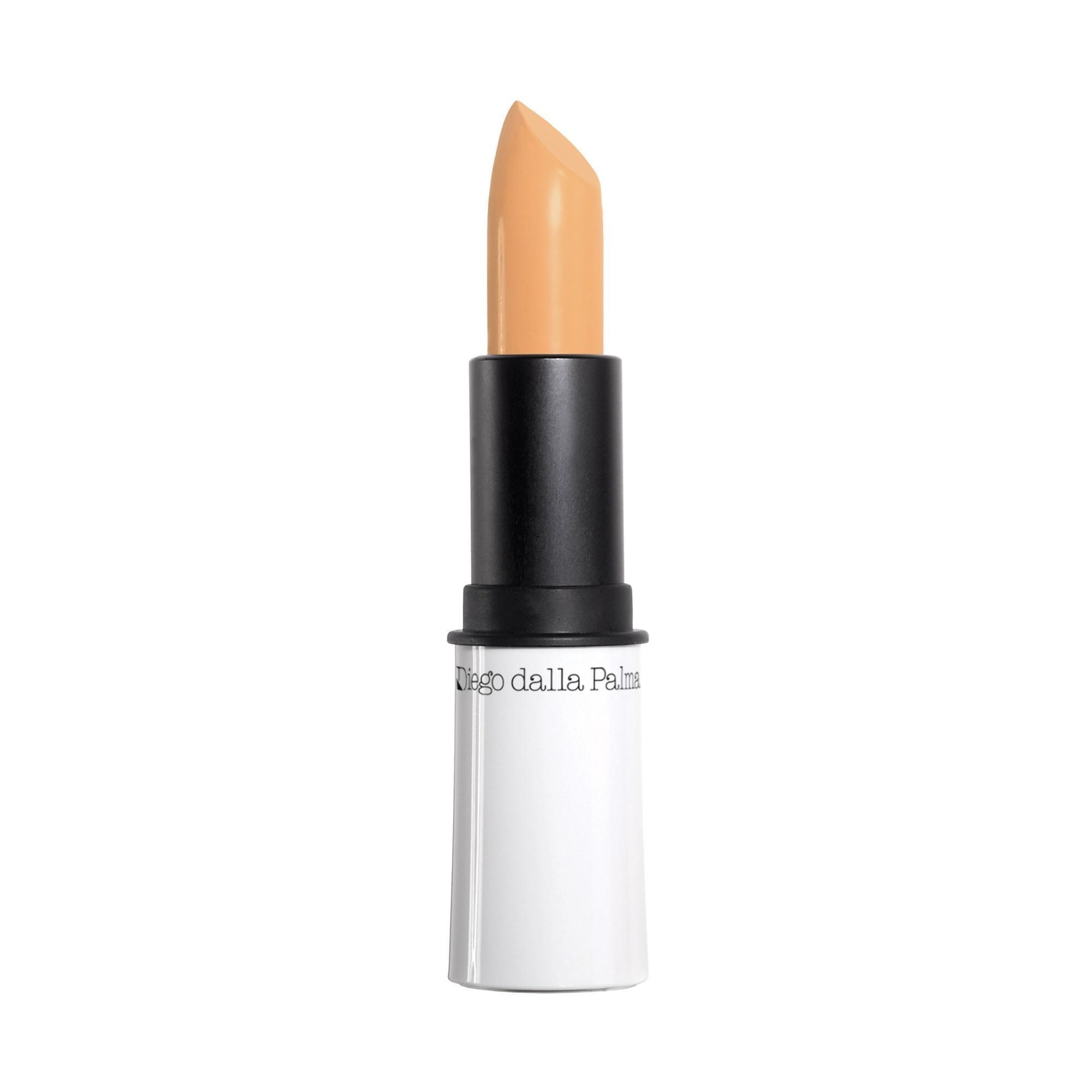 Correttore stick Diego Dalla Palma colore N.02, tubo bianco, tappo nero, punta carne - visione frontale