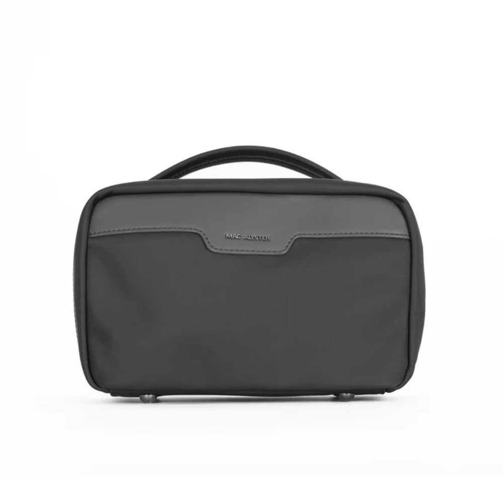 Borsa trolley MAC ALYSTER NOIR FT-618 nera grigia con maniglia e scomparti