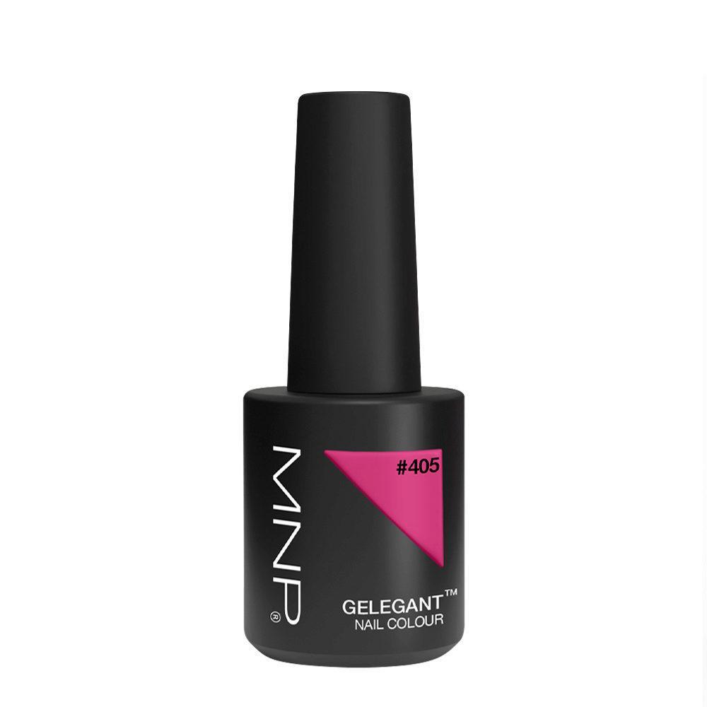 mnp mesauda gelegant gel polish smalto semipermanente 8ml 405 femme fatal - foto 1 Flacone smalto semipermanente nero con dettagli rosa - 405 Femme Fatal