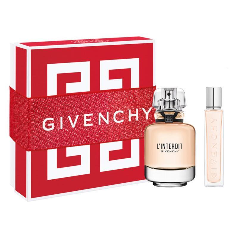 Set Givenchy L'Interdit: flacone EDP 50ml e mini flacone con confezione regalo