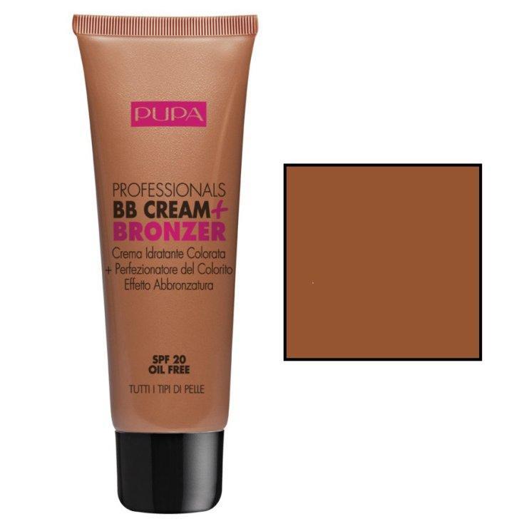 pupa pupa bb cream m/g 03 - foto 1 Tubo di PUPA BB Cream bronzante con tappo nero, su sfondo bianco
