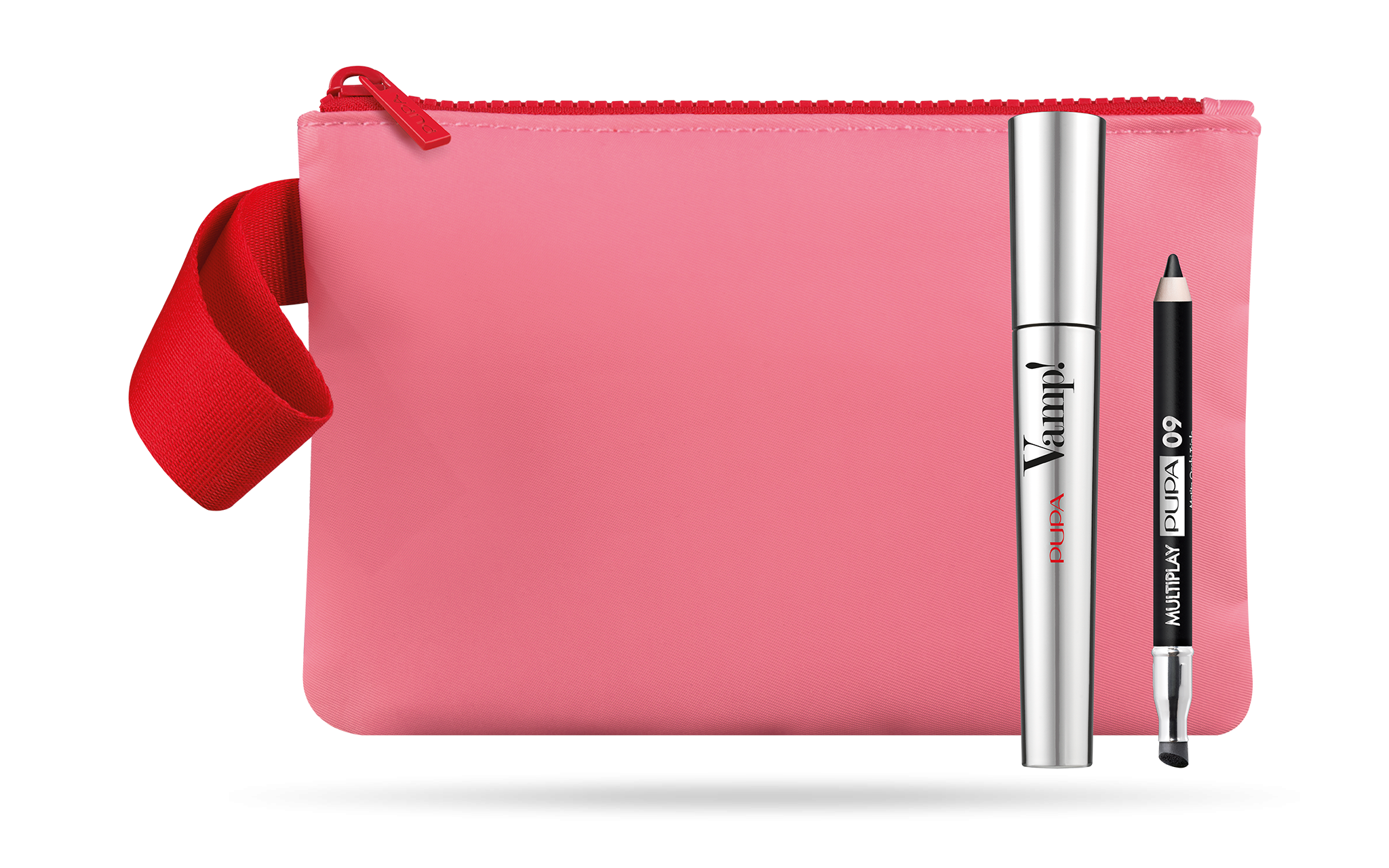 pupa pupa kit mascara vamp+m-m/play - foto 1 Kit mascara Pupa Vamp con pochette rosa, mascara e eyeliner